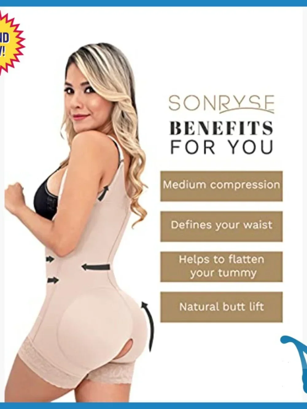 Stage 2 Faja Compression Garment Shapewear Bodysuit 3X-Large